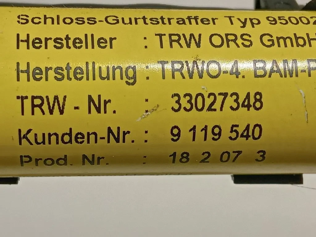 Pretensionatore Destro 33028130 Bmw X3 E83 2004