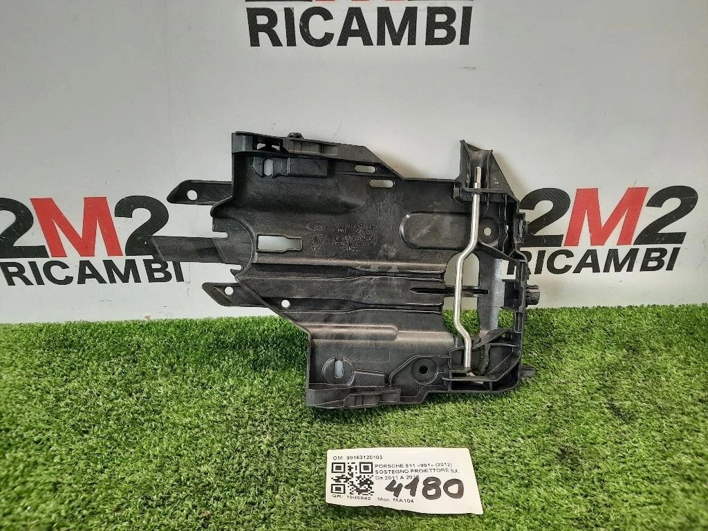 Sostegno Proiettore SX 99163120103 6913112830 PIASTRA GUIDA SEDE Porsche 911 991 2012