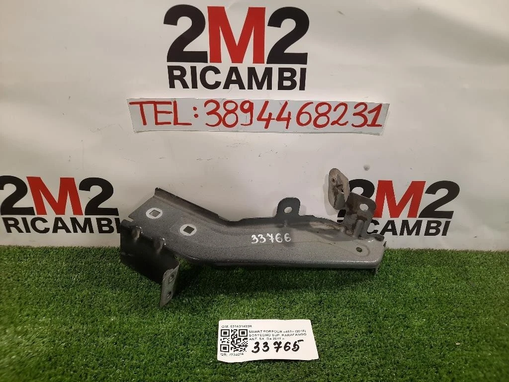 Sostegno SUP Parafango ANT SX 631431403R Smart Forfour 453 2015