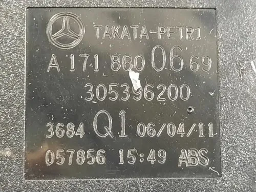 Pretensionatore Destro A1718600669 Mercedes Classe SLK R171 2004