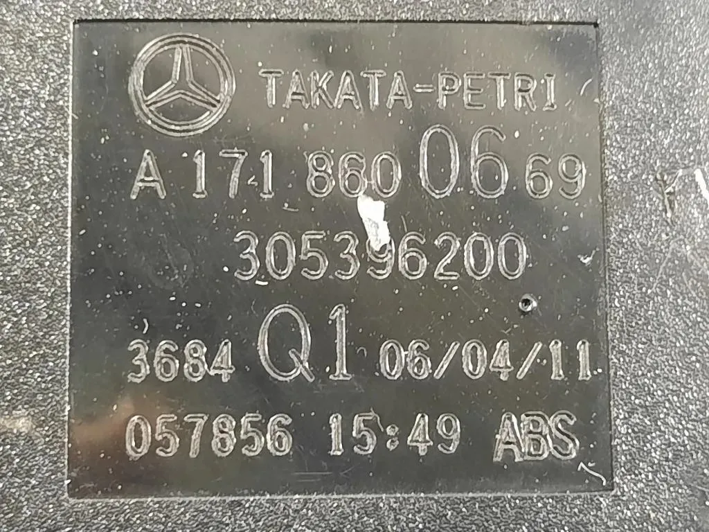 Pretensionatore Destro A1718600669 Mercedes Classe SLK R171 2004