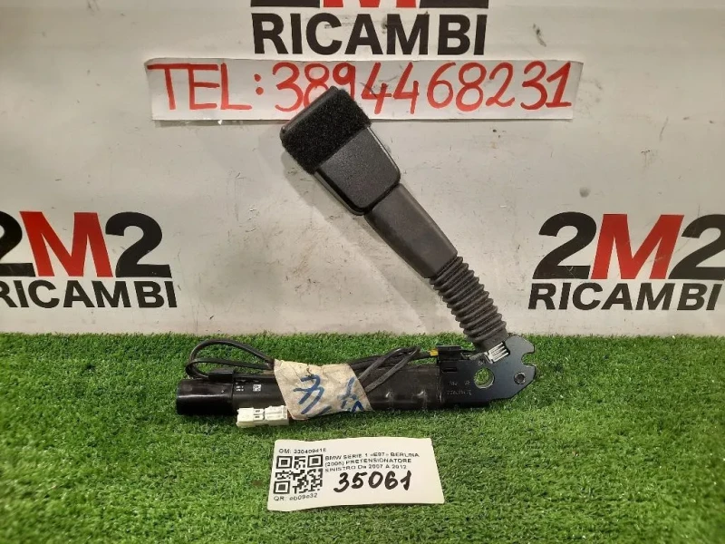 Pretensionatore Sinistro 33040941E Bmw Serie 1 E87 Berlina 2005