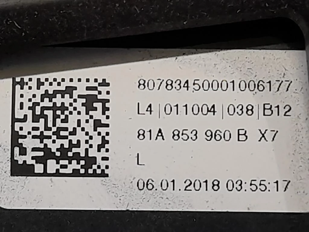 Sottoporta DX 81A853960B COPERTURA DECORATIVA PORTA Audi Q2 GAB 2016