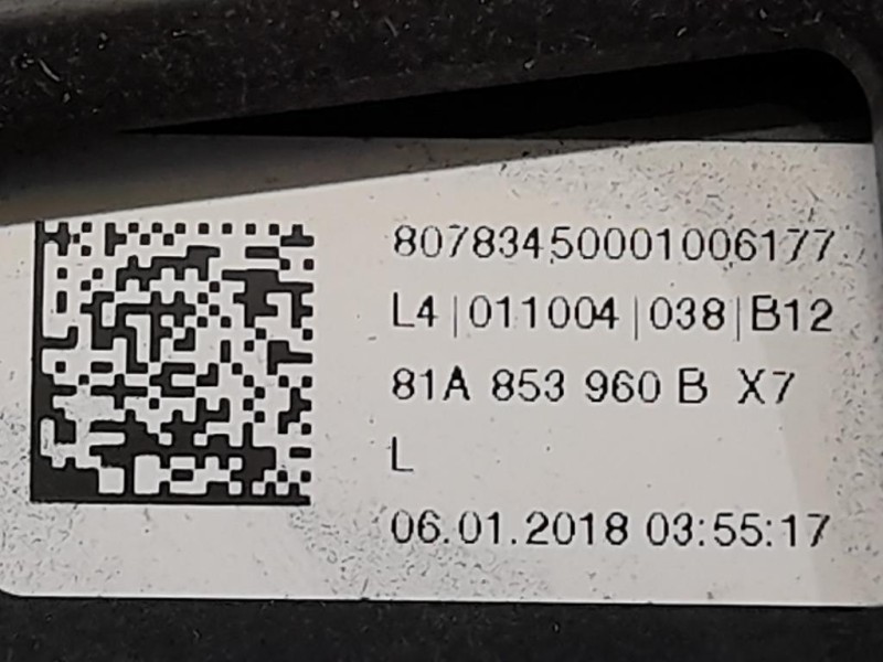 Pretensionatore Sinistro 7259387 02 Bmw Serie 1 F20 Berlina 2012