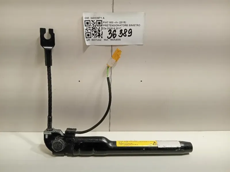 Pretensionatore Sinistro 34022871 A Fiat 500 II 2015