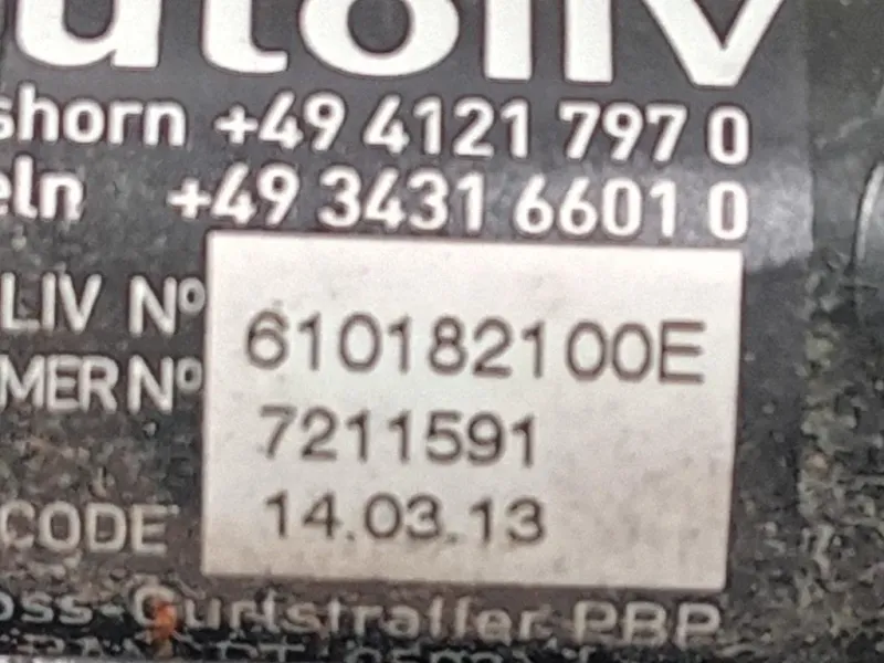 Pretensionatore Sinistro 610183700H Mini MINI Cooper R56 2007