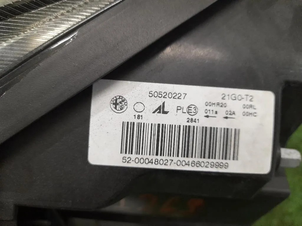 Proiettore ANT DX 50520227 Alfa Romeo Giulietta 2010