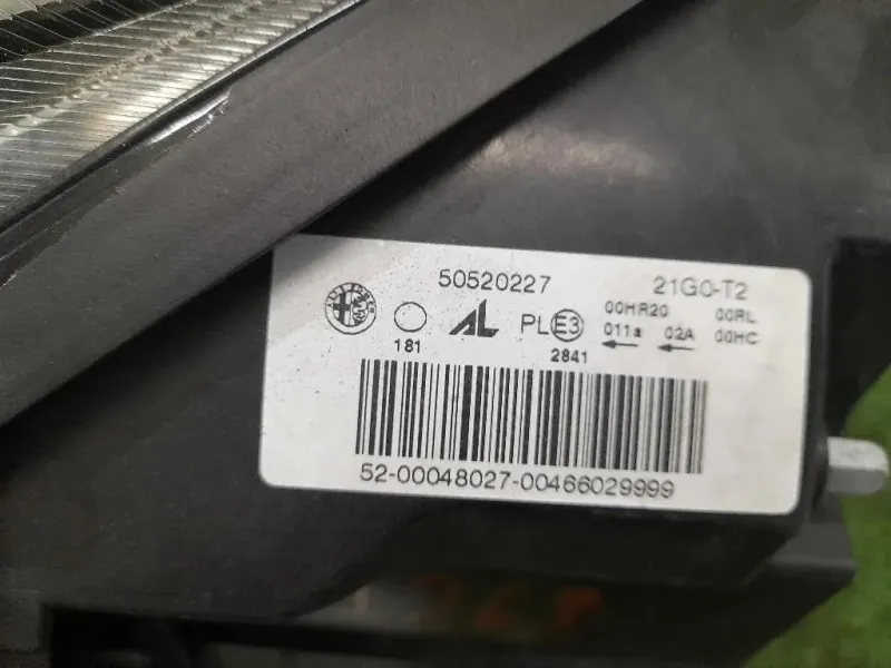 Proiettore ANT DX 50520227 Alfa Romeo Giulietta 2010