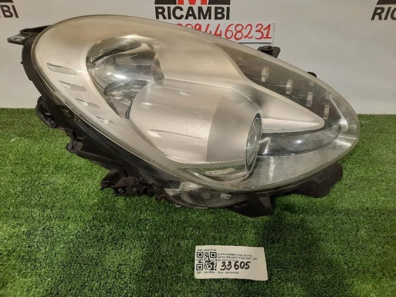 Proiettore ANT DX 46602748 Alfa Romeo Giulietta 2010