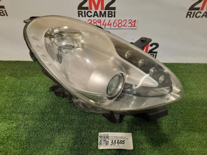 Proiettore ANT DX 46602748 Alfa Romeo Giulietta 2010