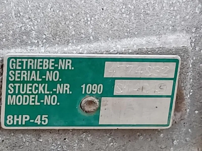 Cambio 8HP-45 8 MARCE AUTOMATICO Bmw Serie 1 F20 Berlina 2012