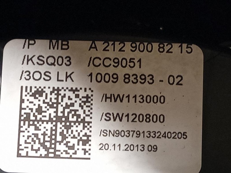 Devioguida Completo A2129008215 Mercedes Classe E W212 2009