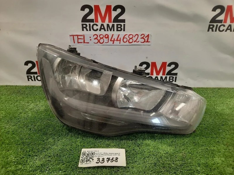 Proiettore ANT DX 8K0 941 004 A Audi A1 8XA Sportback 2012