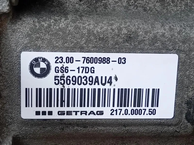 Cambio 6 MARCE MANUALE Bmw Serie 1 F20 Berlina 2012