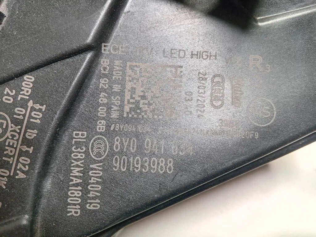 Proiettore ANT DX 8Y0941034 Audi A3 8YA Sportback 2019