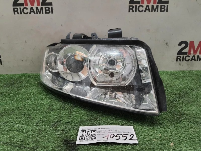 Proiettore ANT DX AD11042A3R DJAUTO Audi A4 8E2 2001