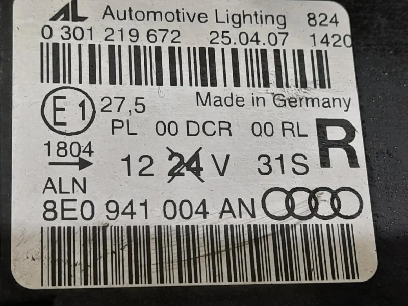 Proiettore ANT DX 8E0941004AN Audi A4 8HE Cabrio 2006