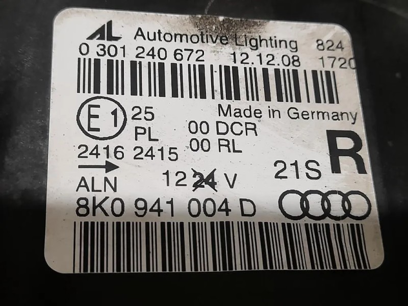 Proiettore ANT DX 8K0941004 Audi A4 8K2 2008