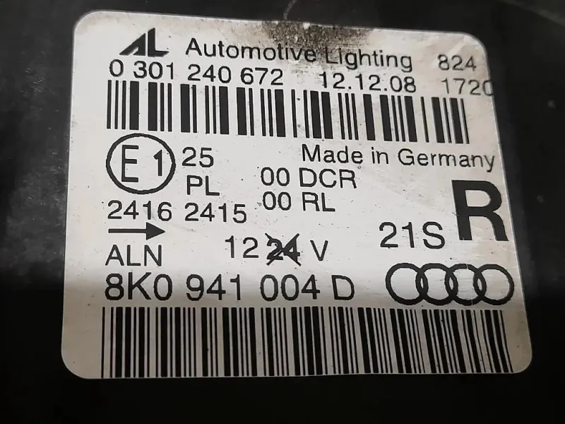 Proiettore ANT DX 8K0941004 Audi A4 8K2 2008