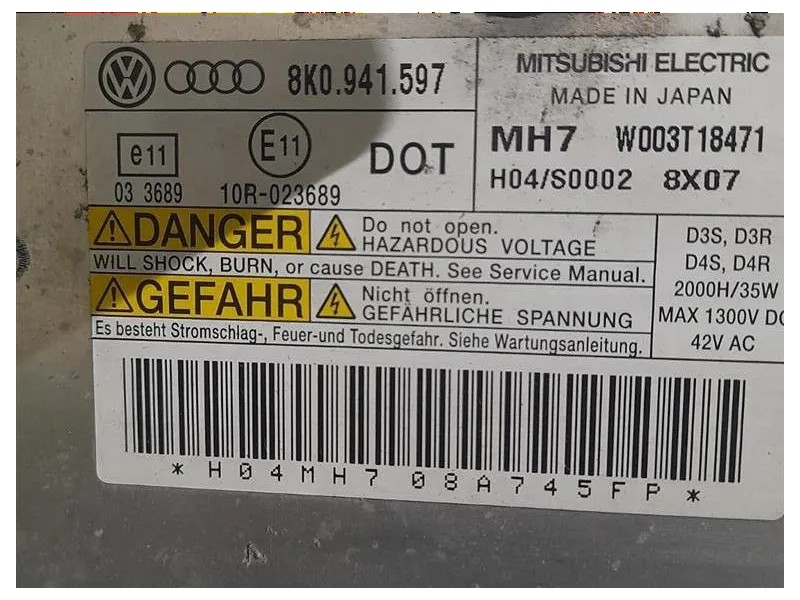 Proiettore ANT DX 8K0941004 Audi A4 8K2 2008