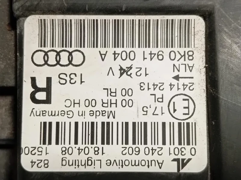 Proiettore ANT DX 8K0 941 004 R Audi A4 8K2 2012