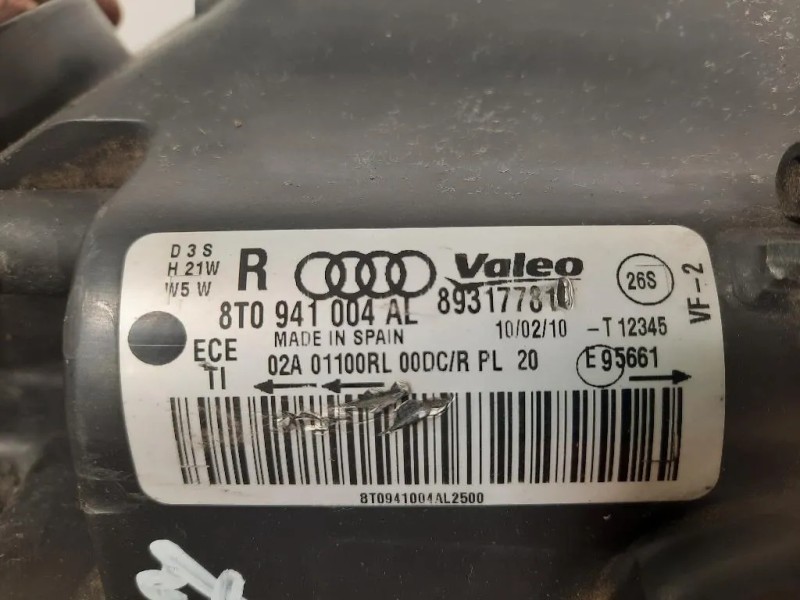 Proiettore ANT DX 8T0 941 004 AL Audi A5 8T3 2008