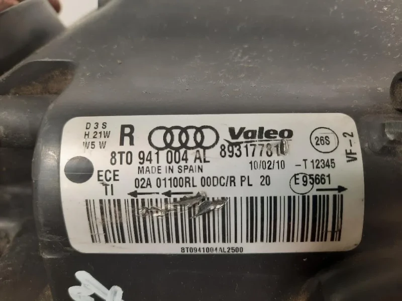 Proiettore ANT DX 8T0 941 004 AL Audi A5 8T3 2008