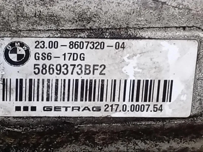 Cambio GS6-17DG6 MARCE MANUALE Bmw Serie 1 F20 Berlina 2012