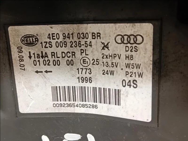 Proiettore ANT DX 4E0 941 030 BR Audi A8 4H 2010