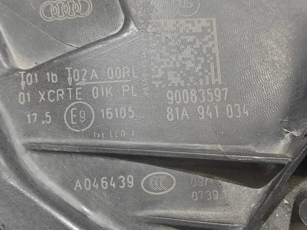 Proiettore ANT DX 81A941034 Audi Q2 GAB 2016