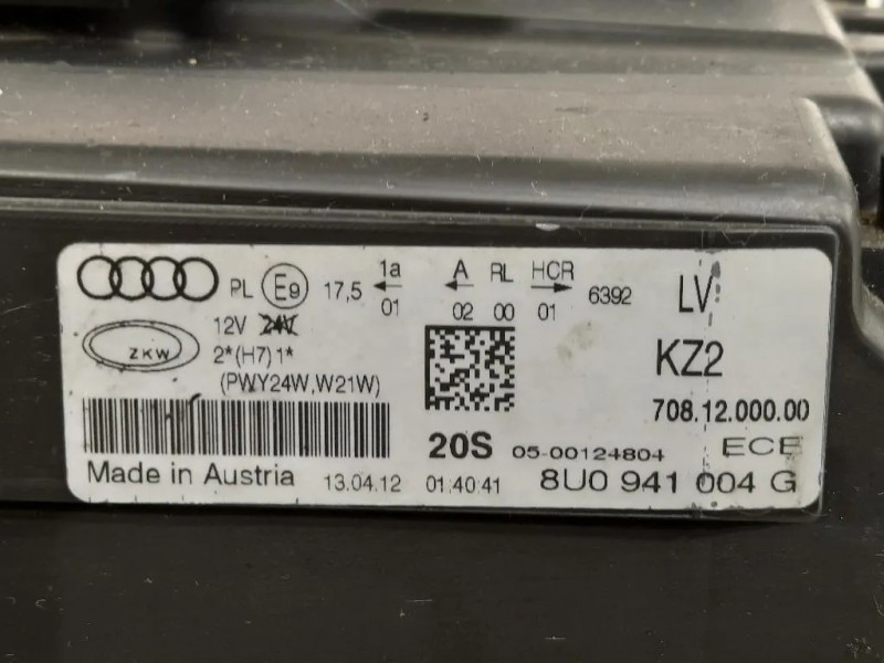 Proiettore ANT DX 8U0941004G Audi Q3 8UB 2012