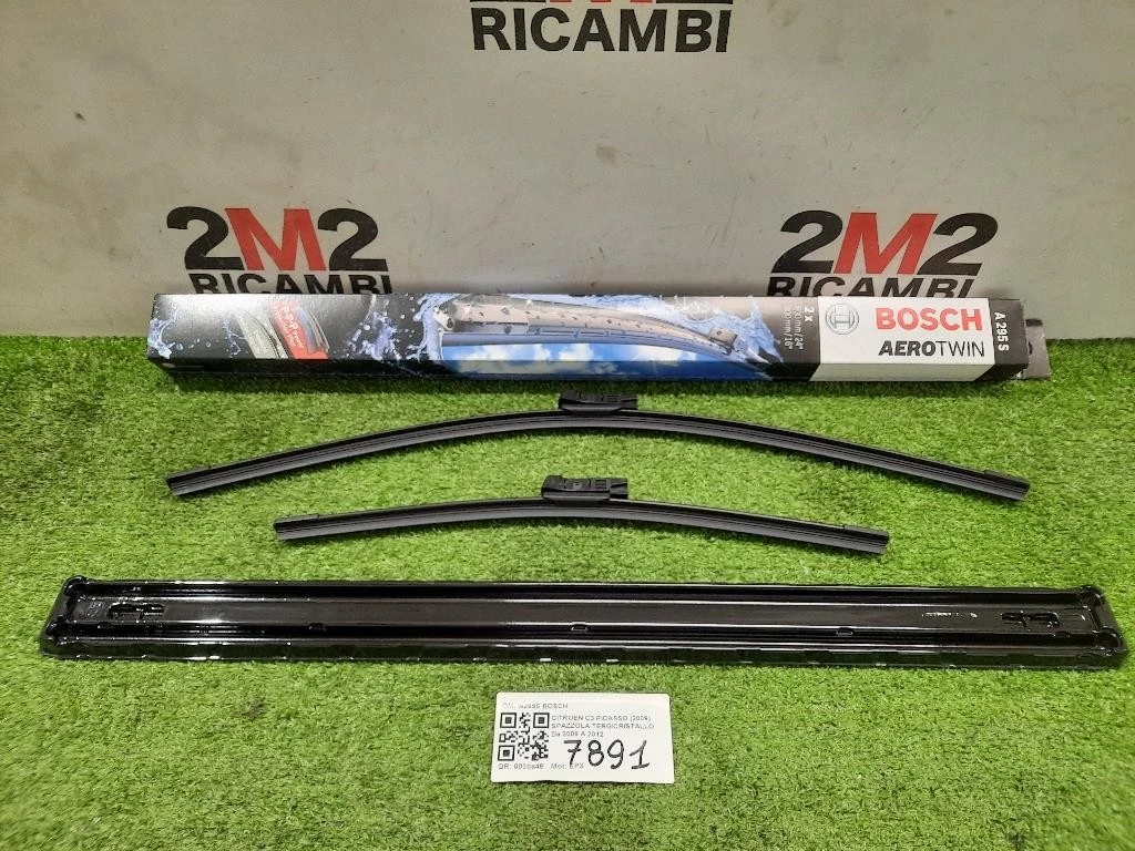 Spazzola Tergicristallo A295S BOSCH COPPIA NUOVO Citroen C3 Picasso 2009