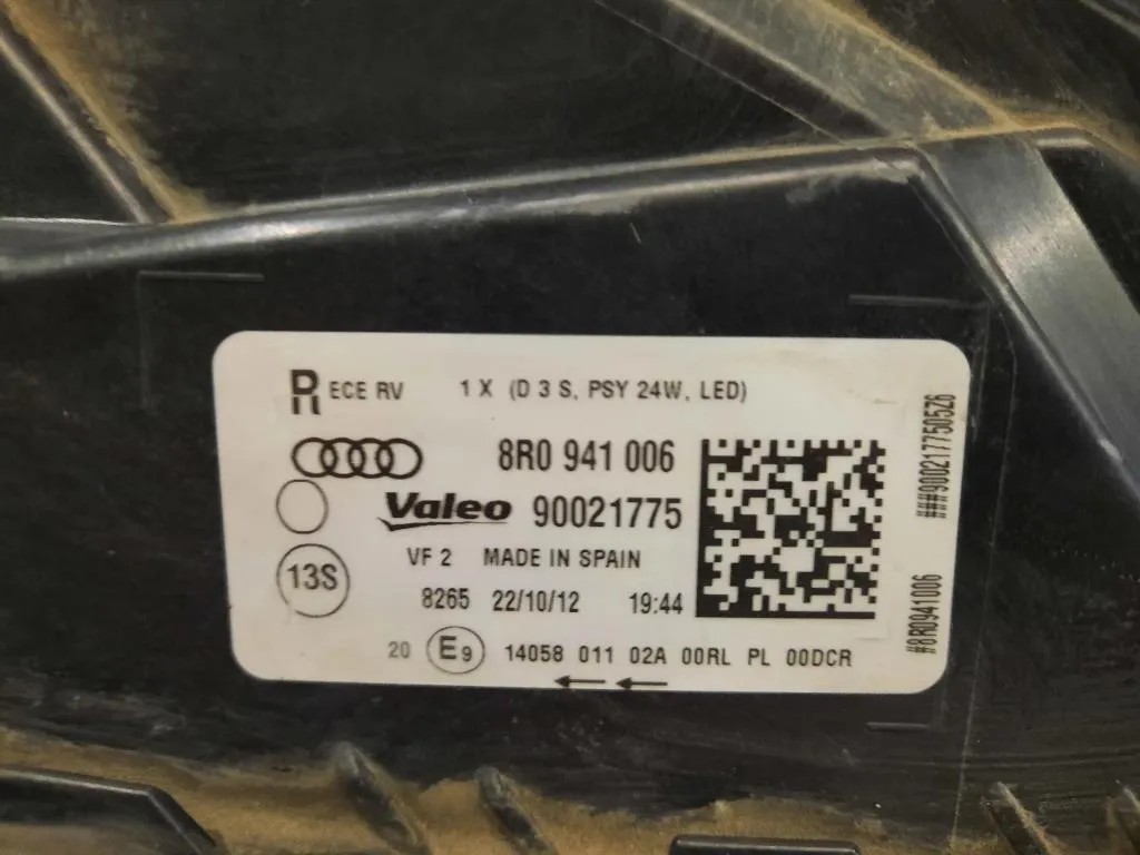 Proiettore ANT DX 8R0941006 Audi Q5 8RB 2012