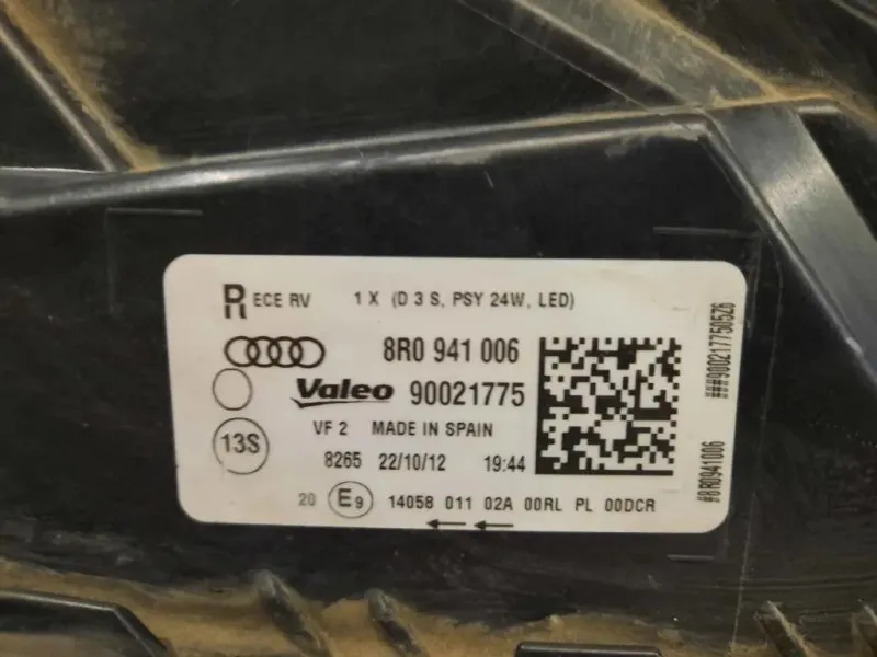 Proiettore ANT DX 8R0941006 Audi Q5 8RB 2012