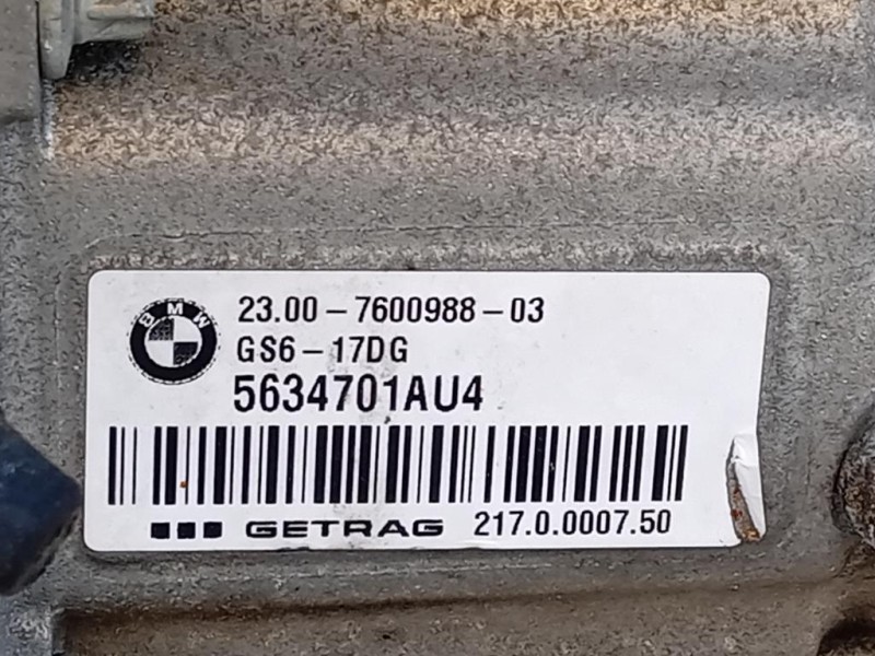 Cambio GS6-17DG 6 MARCE MANUALE Bmw Serie 1 F20 Berlina 2012