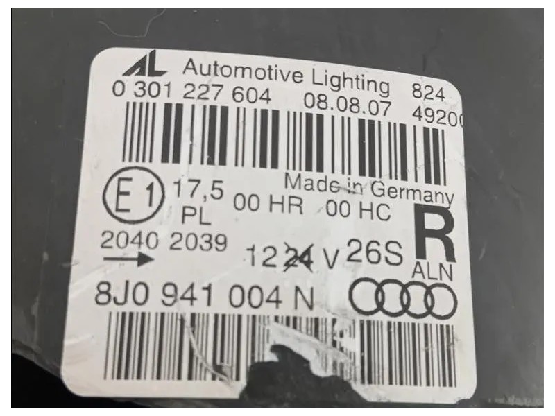 Proiettore ANT DX 8J0 941 004 N Audi TT 8J3 2010