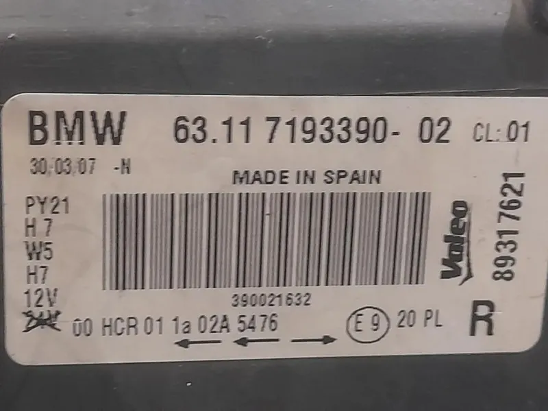 Proiettore ANT DX 719339002 Bmw Serie 1 E81 Berlina 2005