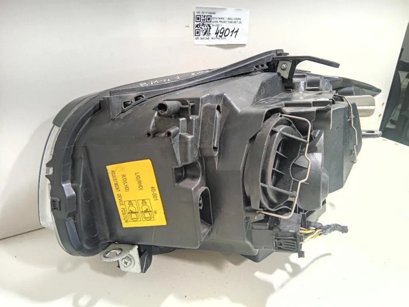 Proiettore ANT DX 63117193388 Bmw Serie 1 E82 Coupe 2005