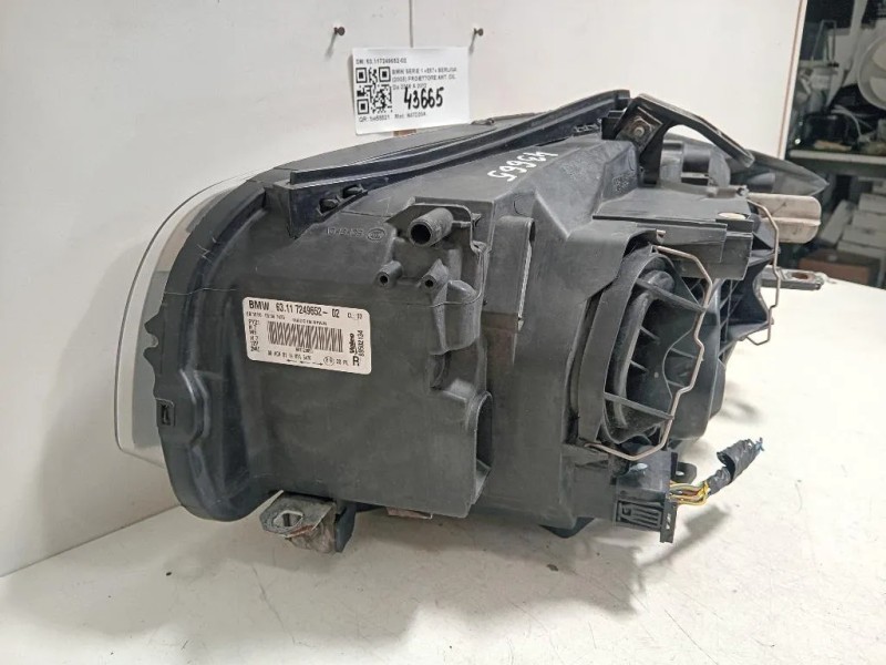 Proiettore ANT DX 63117249652-02 Bmw Serie 1 E87 Berlina 2005