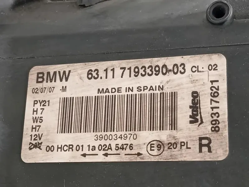 Proiettore ANT DX 6311 7193390-03 Bmw Serie 1 E87 Berlina 2005