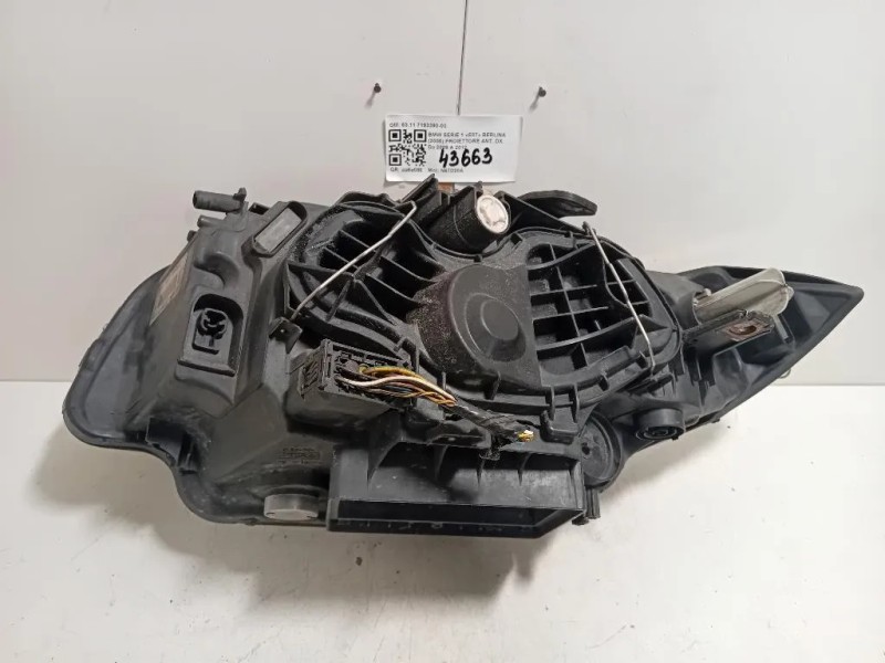 Proiettore ANT DX 6311 7193390-03 Bmw Serie 1 E87 Berlina 2005