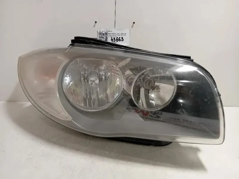 Proiettore ANT DX 6311 7193390-03 Bmw Serie 1 E87 Berlina 2005