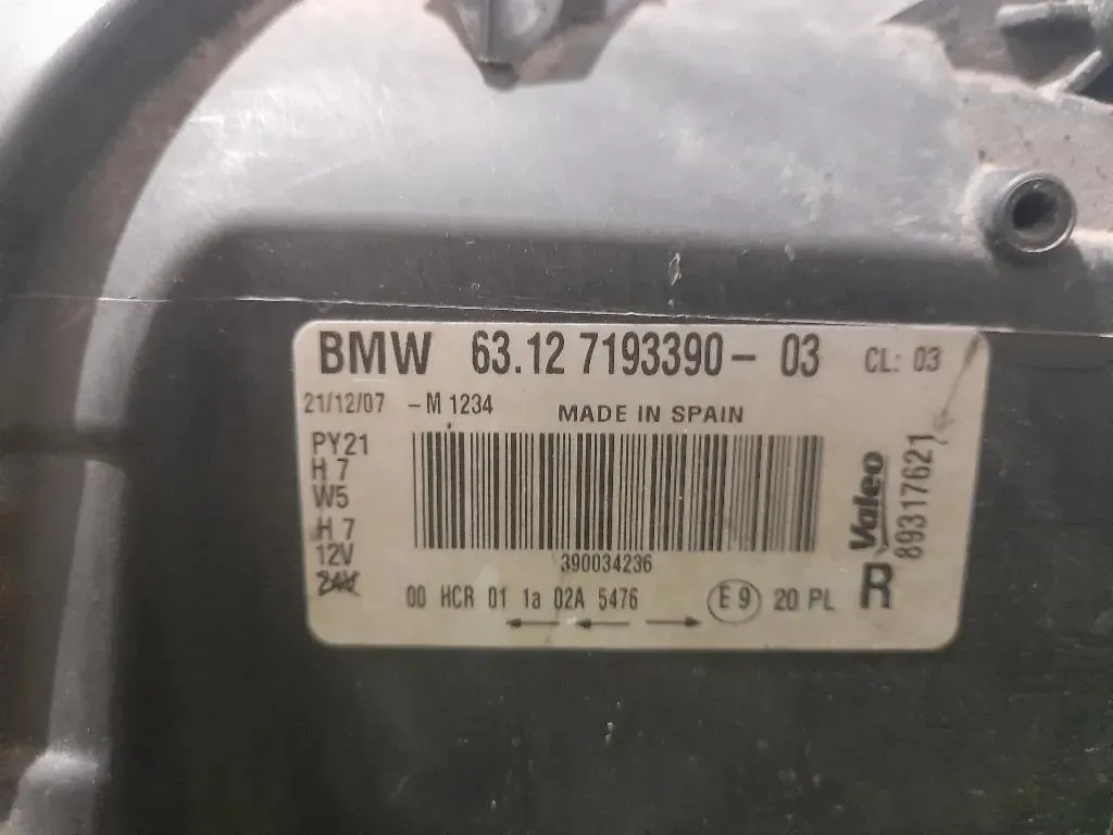 Proiettore ANT DX 7193390 Bmw Serie 1 E87 Berlina 2005