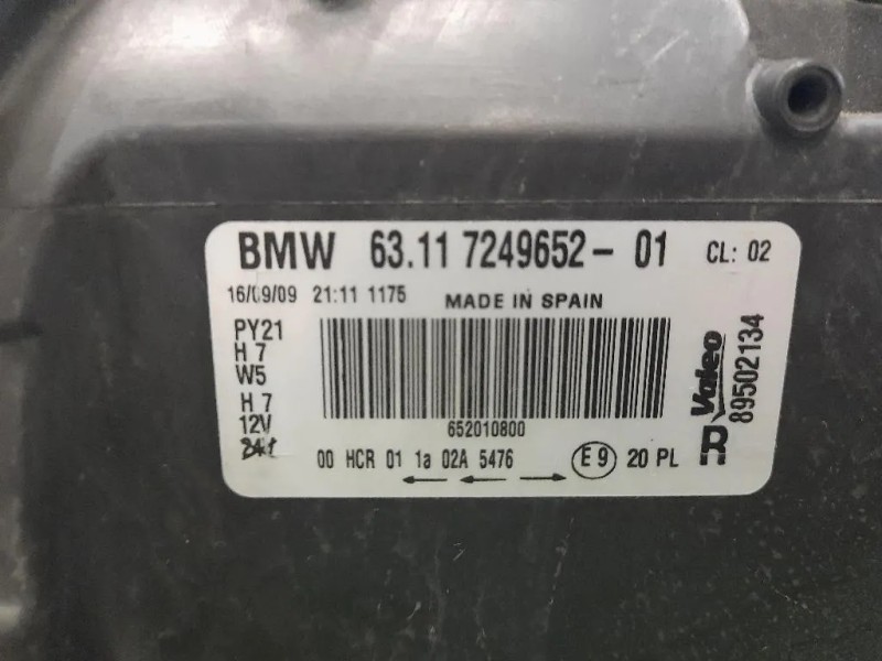 Proiettore ANT DX 63117249652 Bmw Serie 1 E87 Berlina 2005