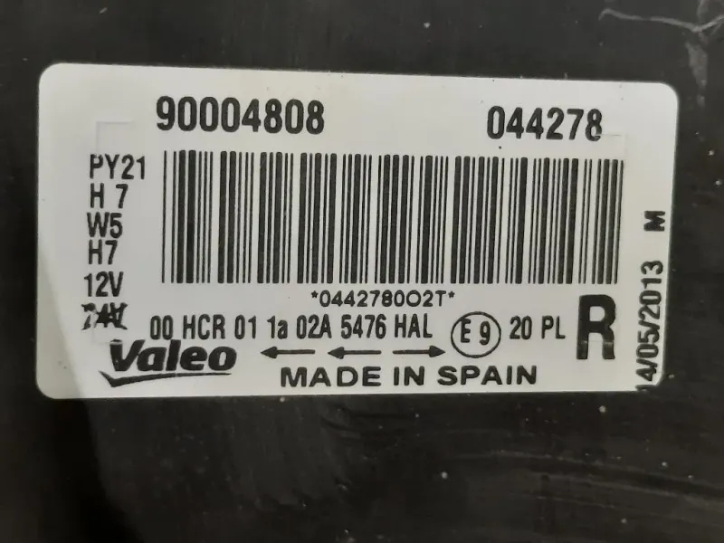 Proiettore ANT DX 90004808 63117249652 Bmw Serie 1 E87 Berlina 2005