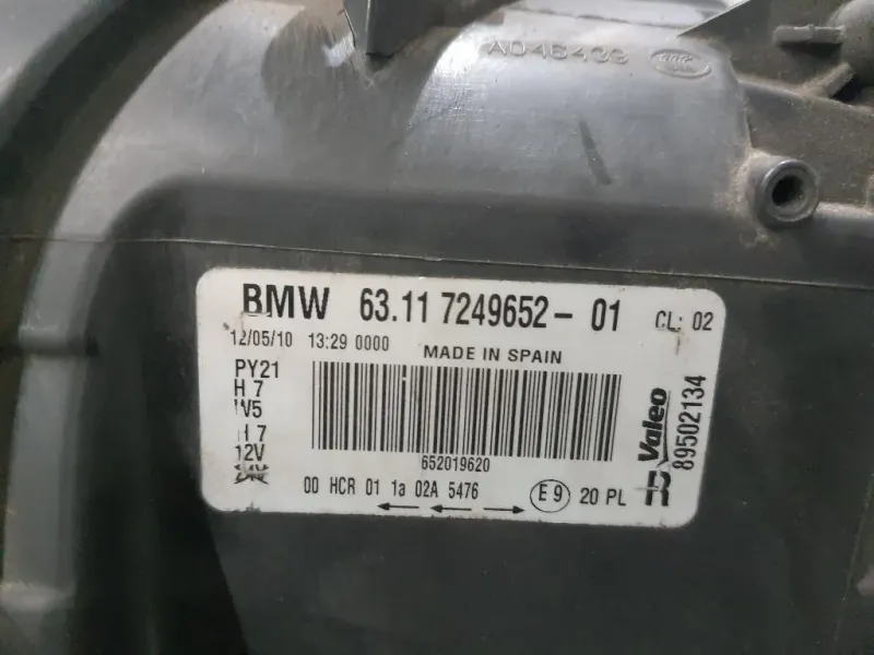 Proiettore ANT DX 63117249651 Bmw Serie 1 E87 Berlina 2005