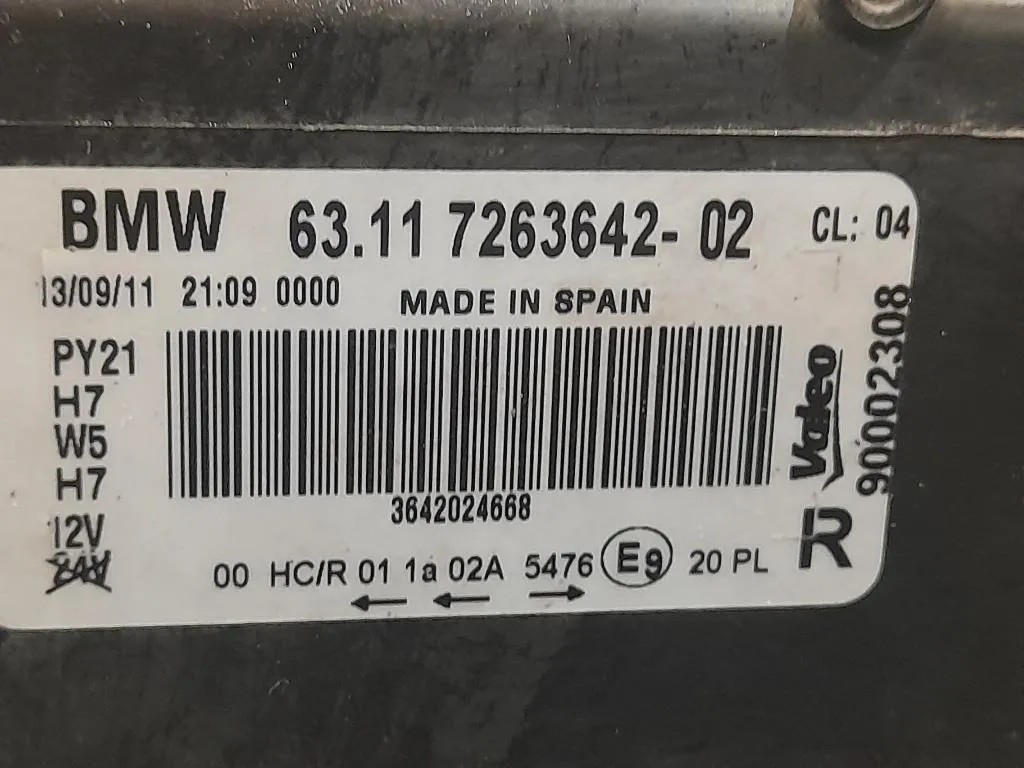 Proiettore ANT DX 726364202 Bmw Serie 1 E88 Cabrio 2005