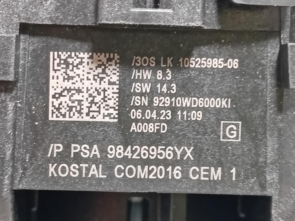 Devioguida Completo 98426956YX CONTATTO SPIRALATO DEVIO Opel Corsa F 2019