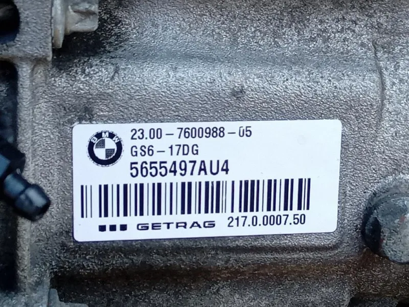 Cambio 2170000750 GS6-17DG 6 MARCE MANUALE Bmw Serie 1 F20 Berlina 2012