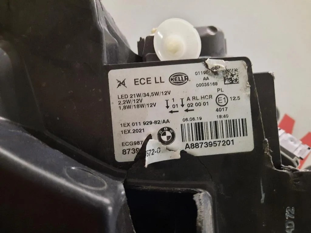 Proiettore ANT DX 8739572 Bmw Serie 1 F20 Berlina 2015